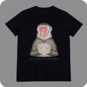 Black Myth Wukong T Shirt Monkey